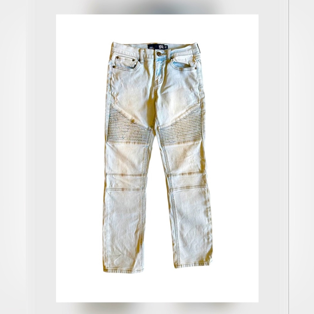 BOYS RSQ LONDON SKINNY LIGHT WASH JEANS FROM TILLY’S / SIZE 12